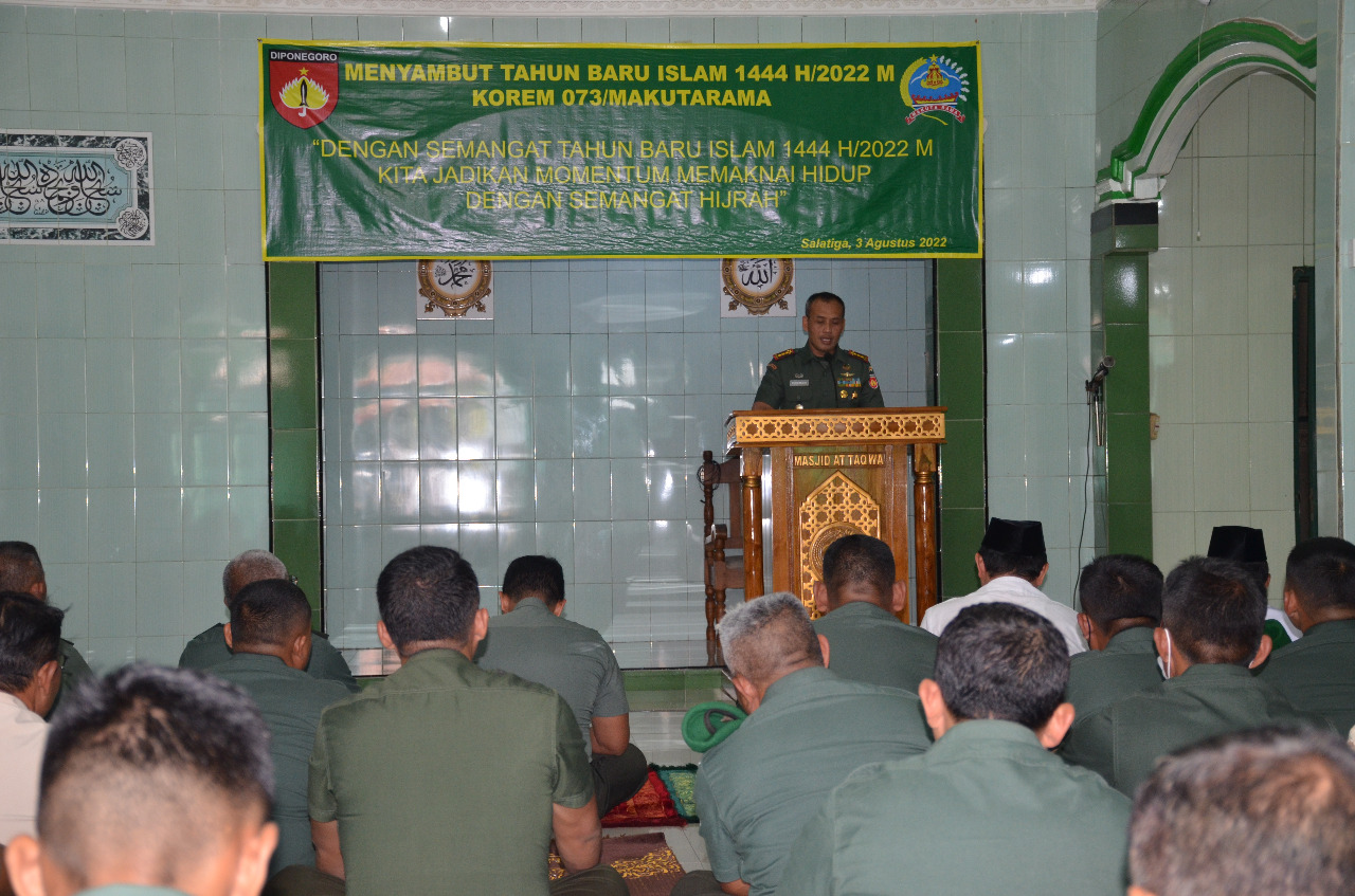 Korem  073/Makutarama Peringati Tahun Baru Islam 1 Muharram 1444 H